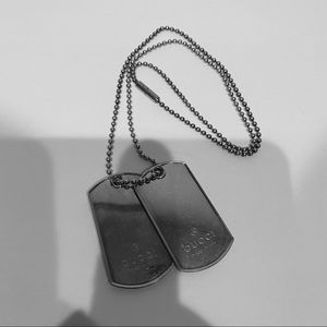 Gucci Dog Tag Necklace